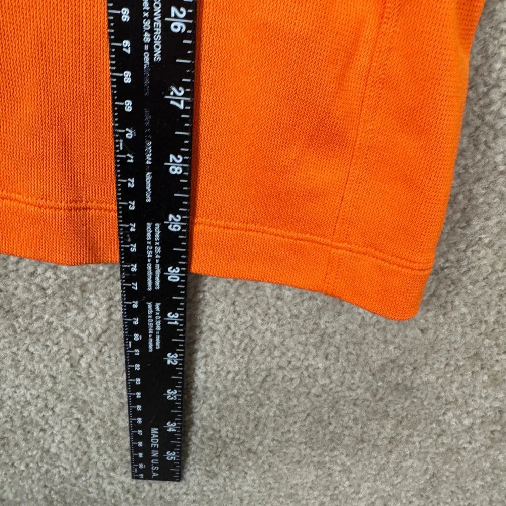 Nike‎ Golf Polo Shirt Mens Large Orange Short Sleeve Nike FIT DRY Swoosh Logo